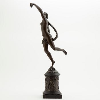 Sculpture, bronze, around 1900.
