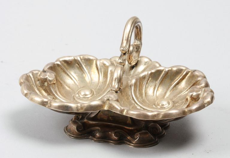 SALTKAR, silver, nyrokoko, 1800-talets andra hälft.