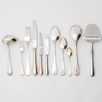 A Swedish silver cutlery set, model "Svensk", GAB, Eskilstuna 1987-1989 (148 pieces).