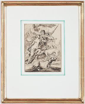 Carl Fredrik von Breda · CARL FREDRIK VON BREDA, tillskriven, tuschlavering.