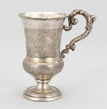 1193. MUGG, silver. Moskva 1850.