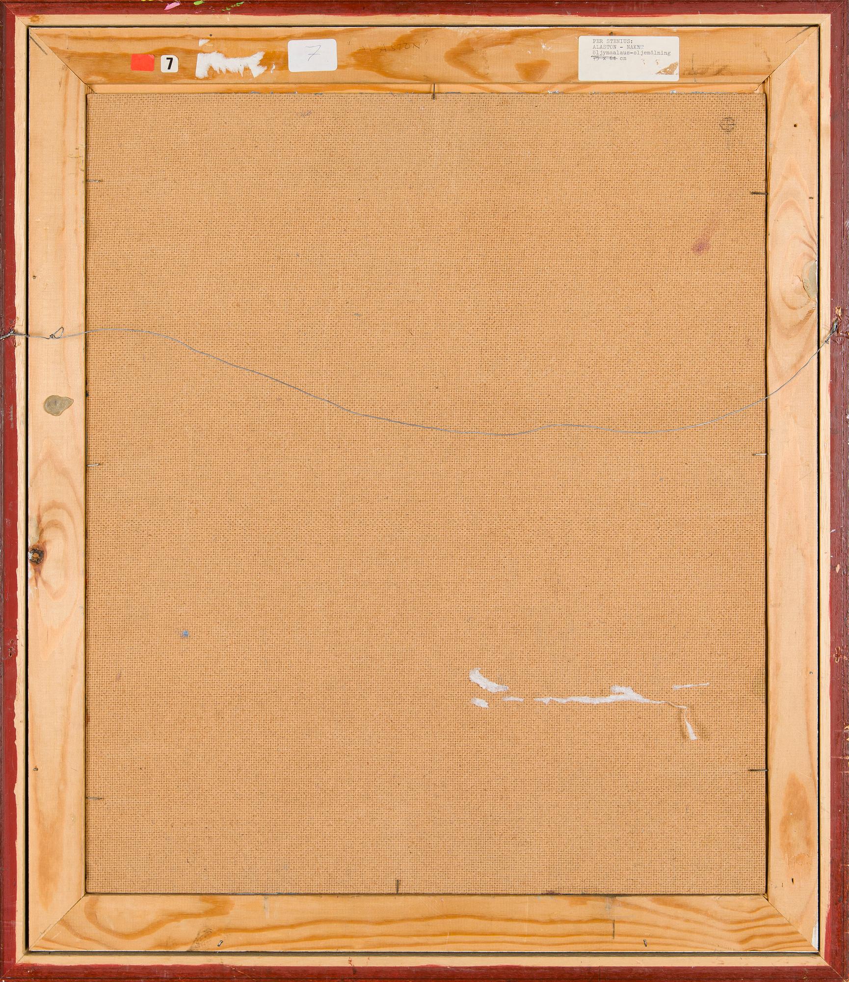 Per Stenius, Istuva alastonmalli.