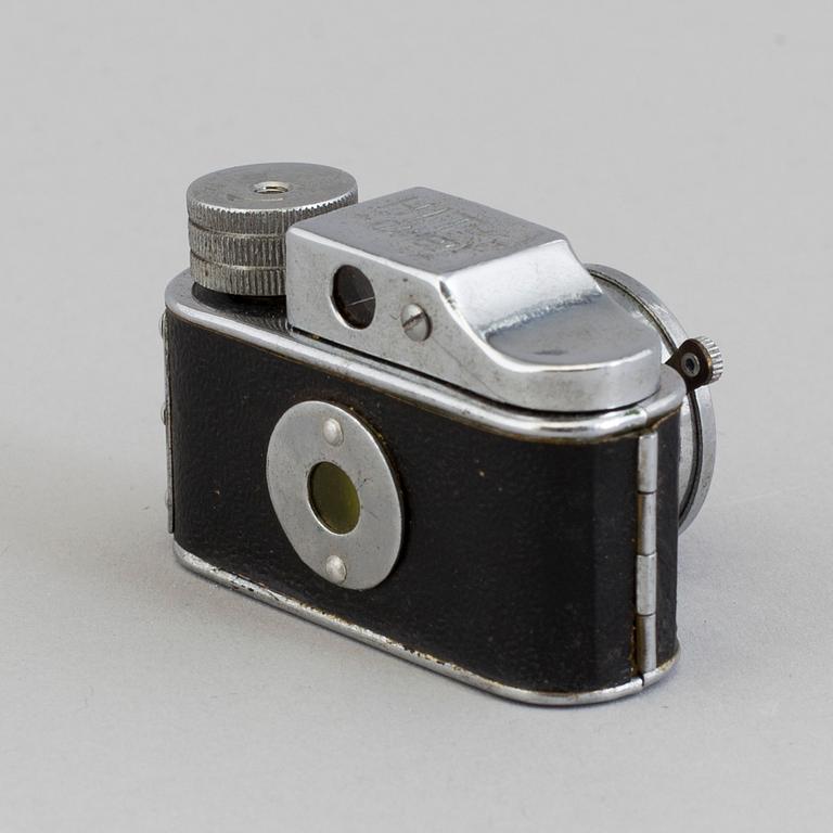 A Hit Spy Camera from Japan, 1950s with leather case.