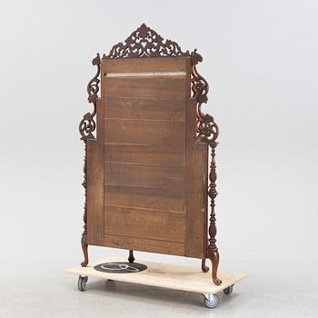 A walnut etagere shelf, late 19th Century.
