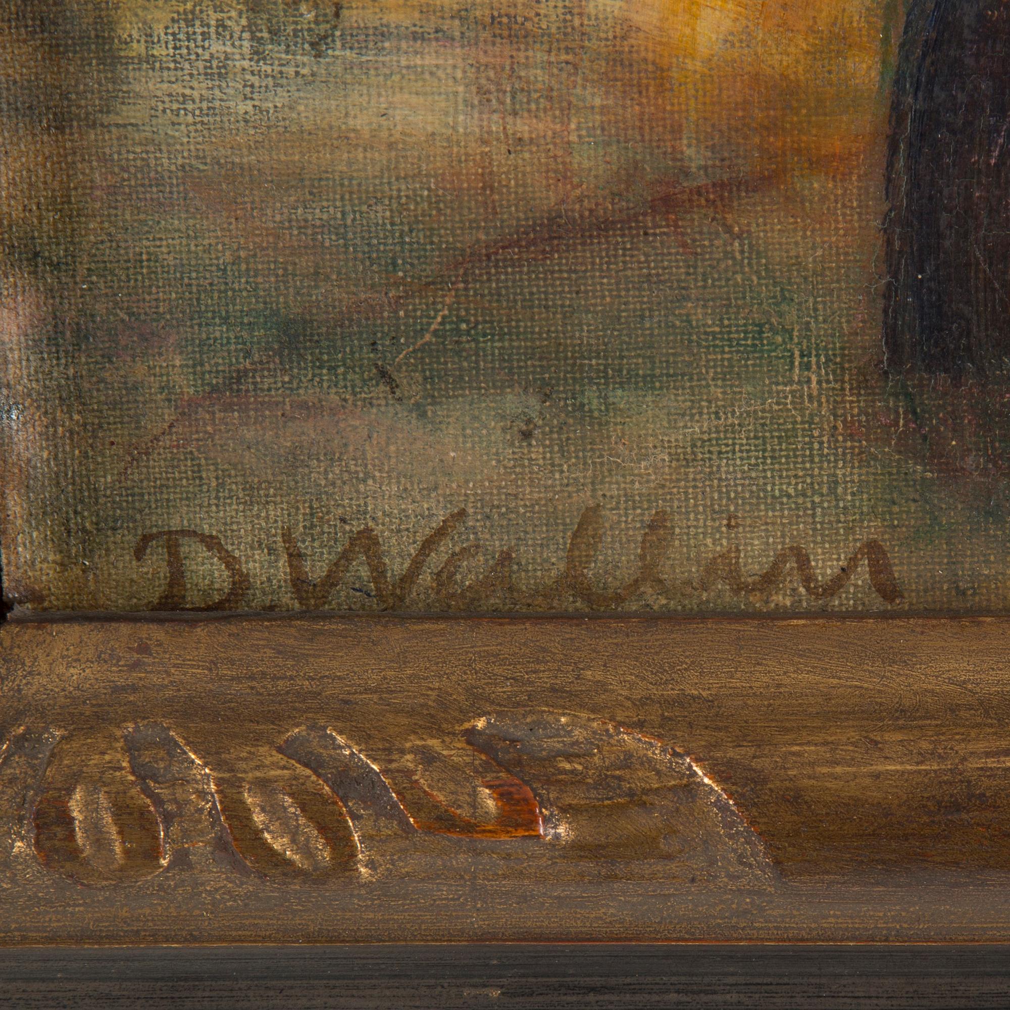 DAVID WALLIN, Oil on panel, signed.