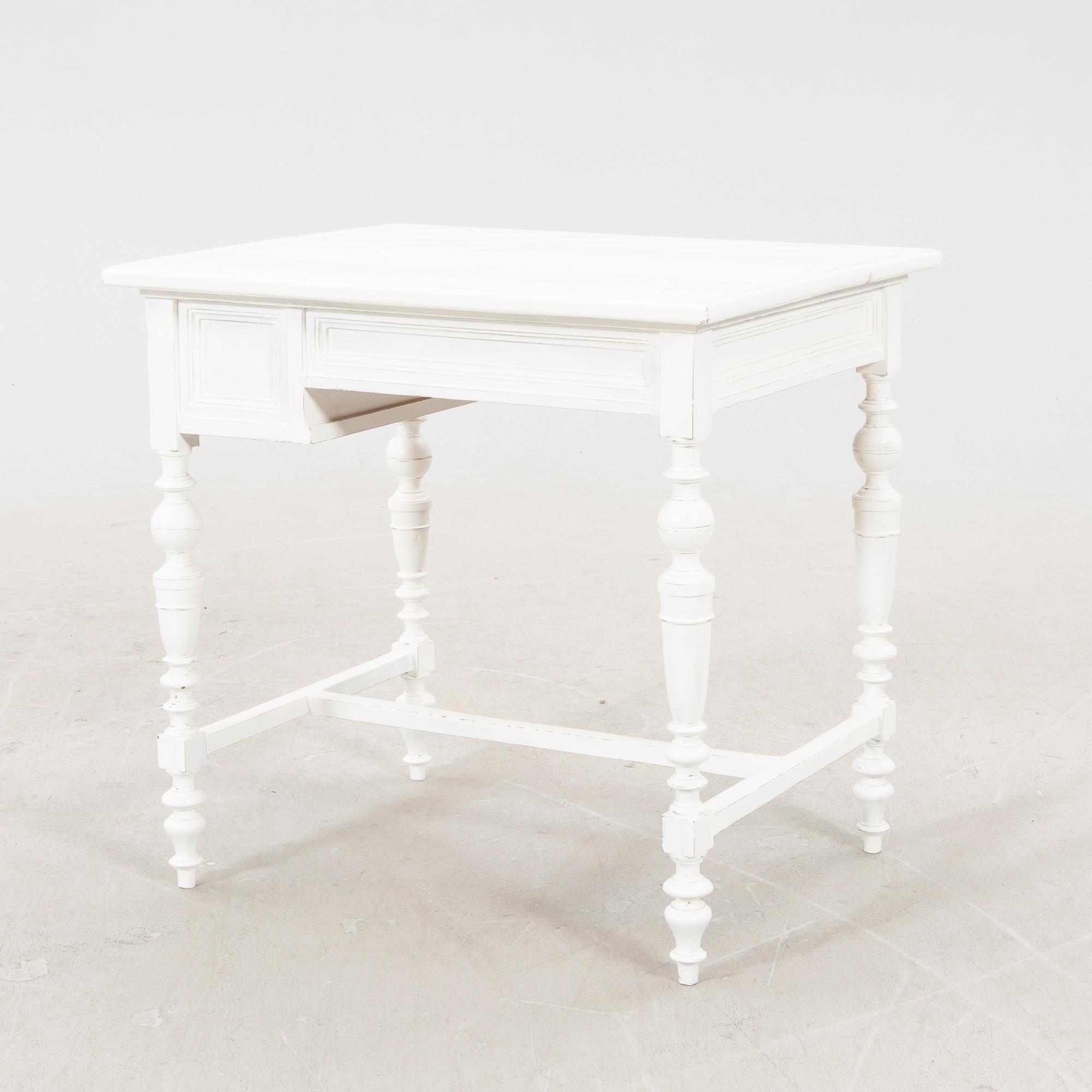 A painted Neo Renaissance desk around 1900.