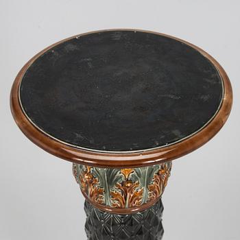 Arabia, a flower stand / pedestal, circa 1900.