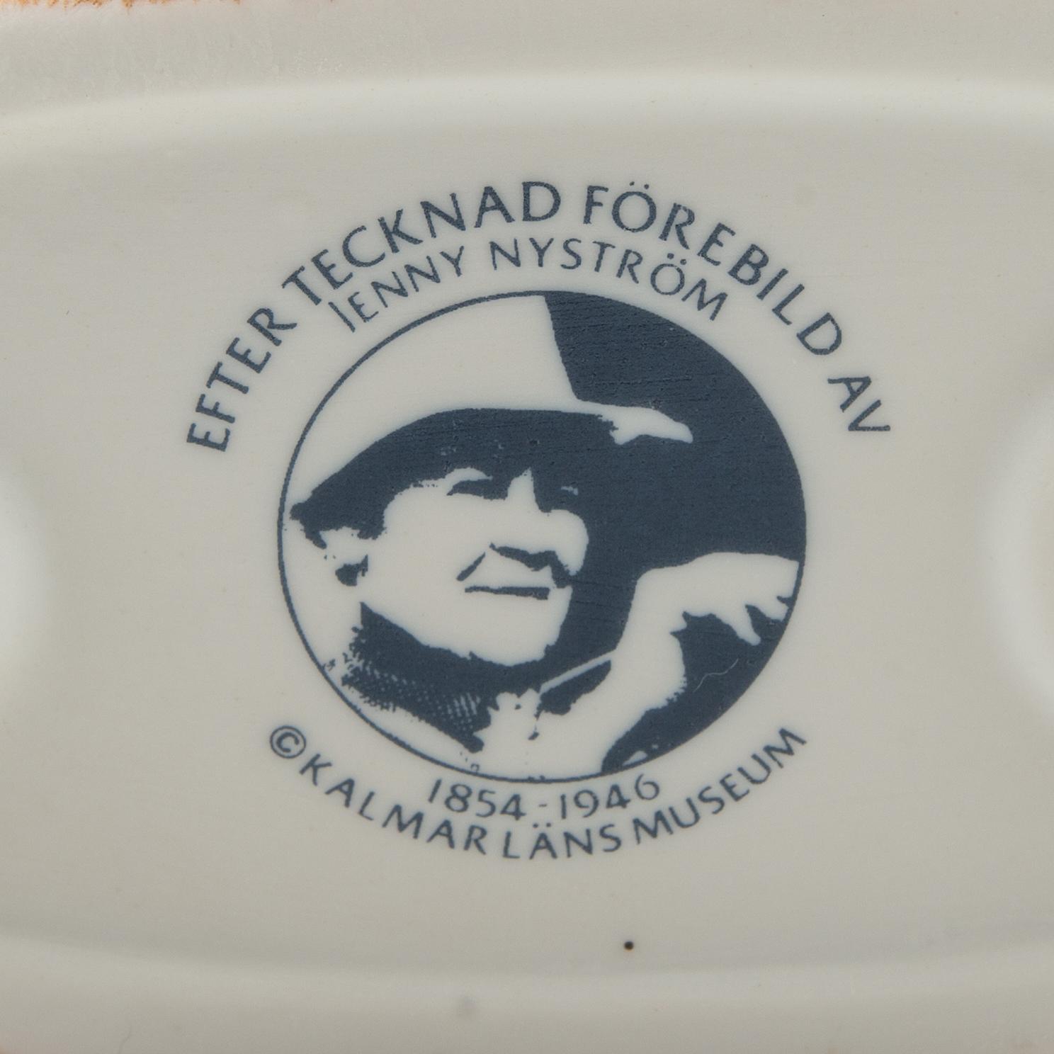 Jenny Nyström, efter, figuriner, 20 st + 2 st, Kalmar Läns Museum.