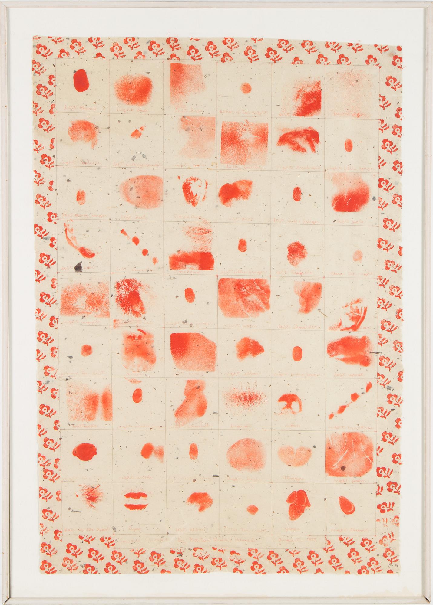 BARTON LIDICE BENES, mixed media, signed and dated 1977.