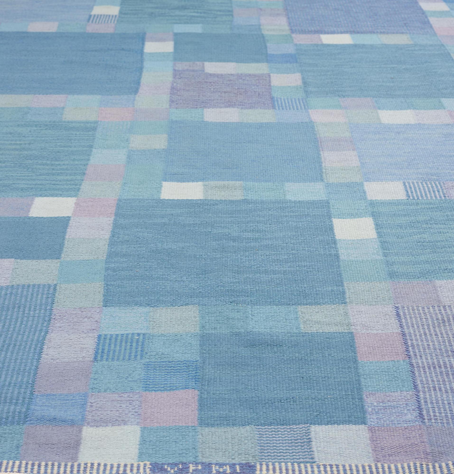 MATTO, "Opal" according to the owner, flat weave, ca 258 x 165,5 cm, signed KLH VPMI VN.