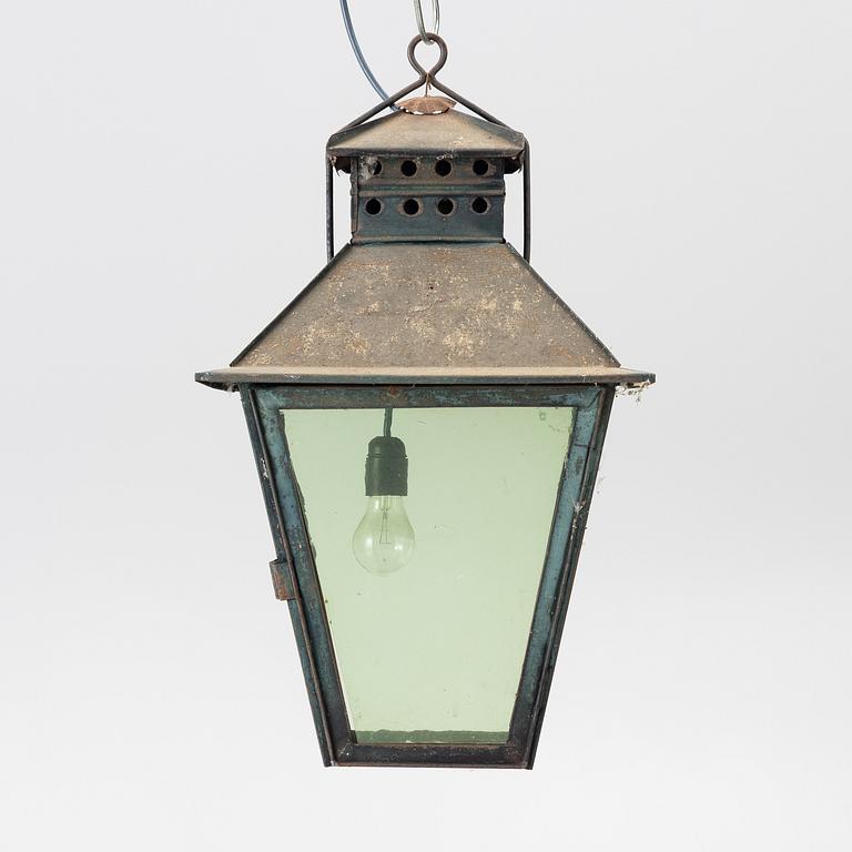 Ceiling lamp, folk art, 19th century.