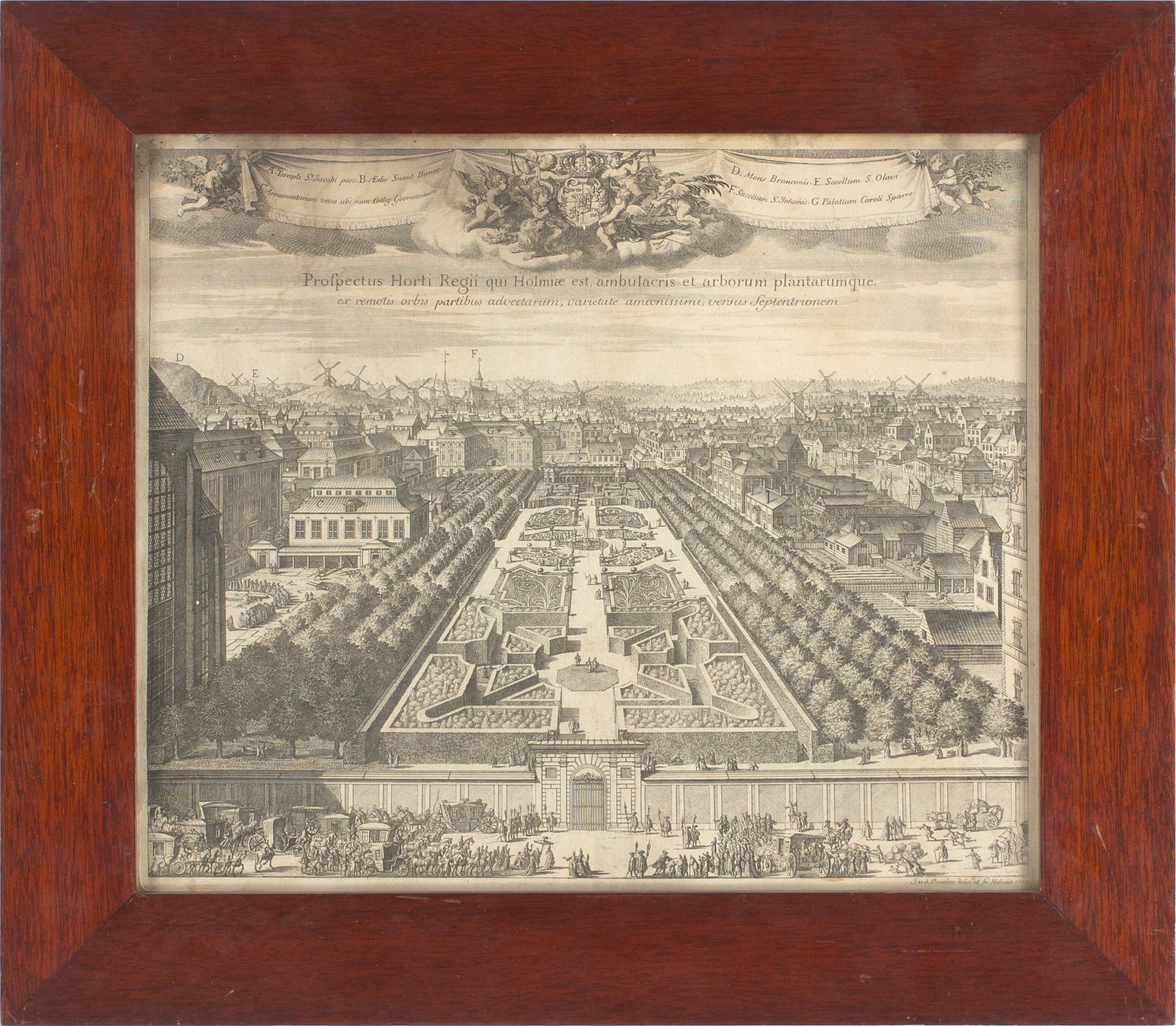 ERIK DAHLBERGH, efter, 2st, kopparstick ur Suecia Antiqua et Hodierna, 1800-tal.