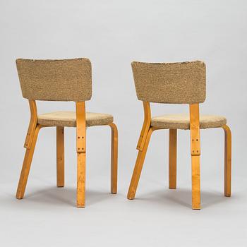 Alvar Aalto, six mid-20th century 'E 69' chairs for O.Y. Huonekalu- ja Rakennustyötehdas A.B.