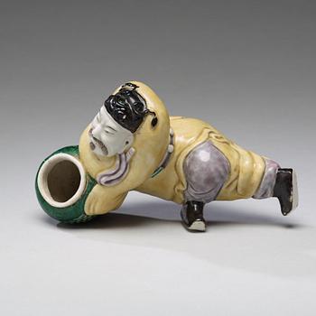 PENSELBAD, porslin. Qingdynastin, Kangxi (1662-1722).