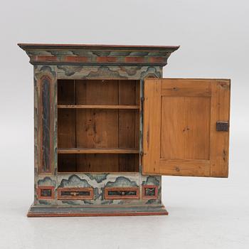 A painted cabinet, Järvsö, Sweden, dated 1816.