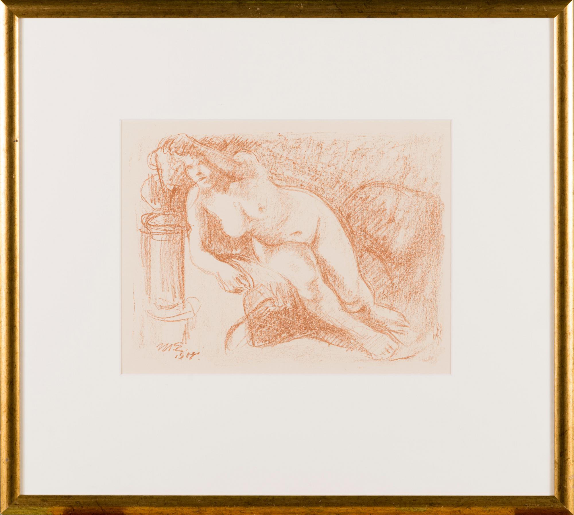 MAGNUS ENCKELL, lithograph, signed and dated 1908 in the plate.