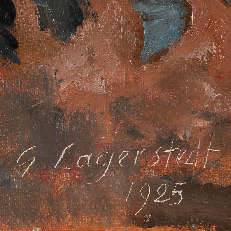 GEORG LAGERSTEDT, olja på duk, signerad och daterad 1925.