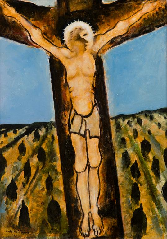 UNTO KOISTINEN, oil on panel, signed and dated 1966.