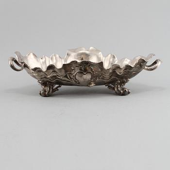 SKÅL, nysilver, rokokostil, 1800-talets andra hälft.
