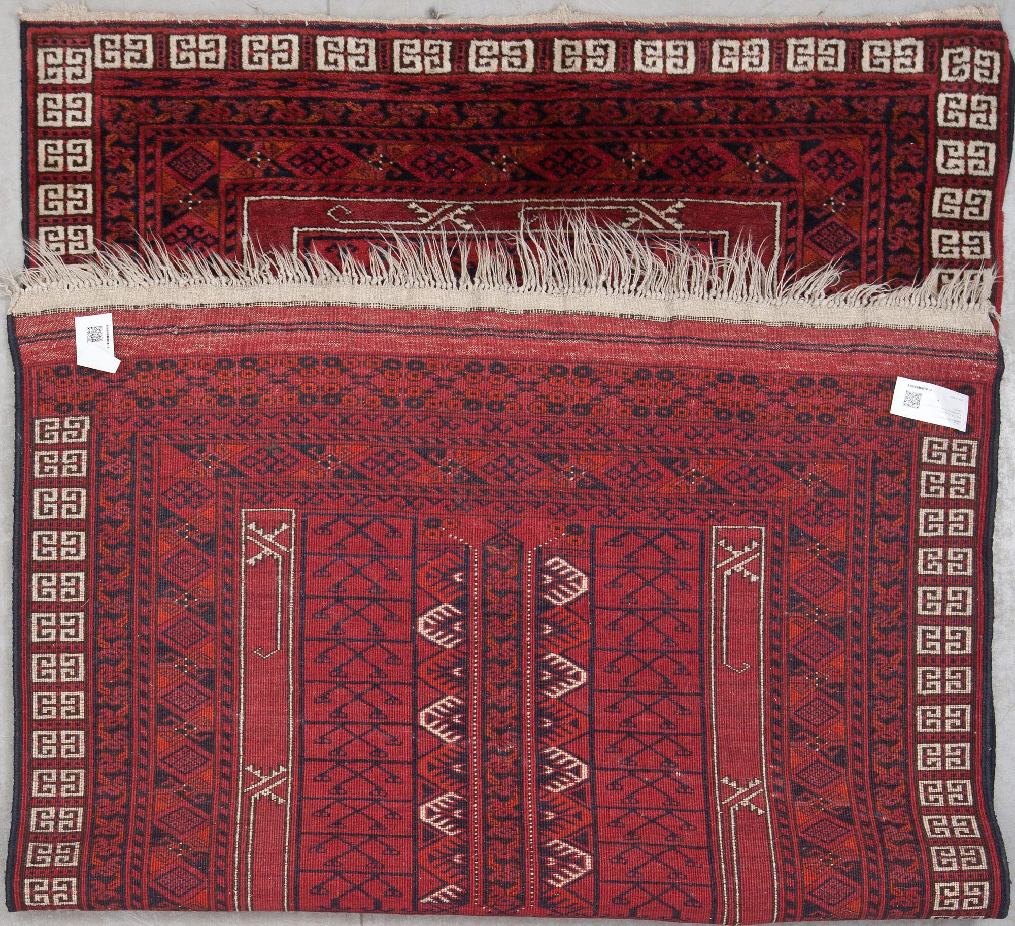 MATTA, semiantik, Turkmensk Ersari, ca 204 X 130cm.