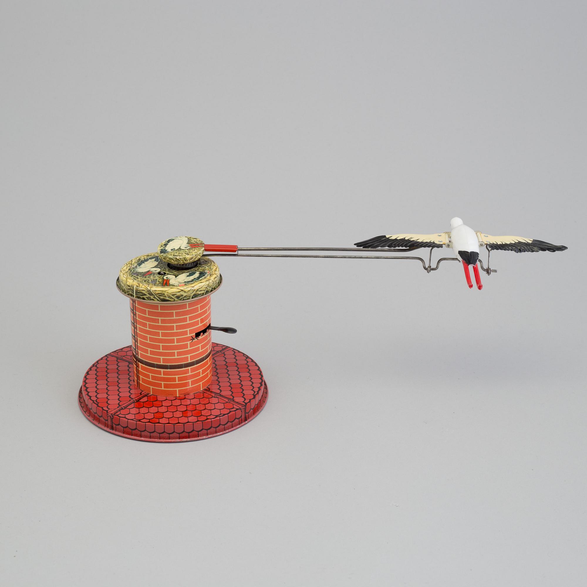 a German tin toy from the middle of the 20th century.