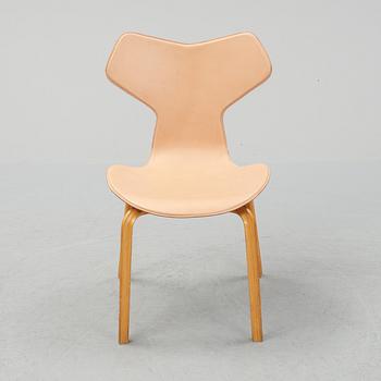 Arne Jacobsen, a leather 'Grand Prix' chair' Fritz Hansen, Denmark.