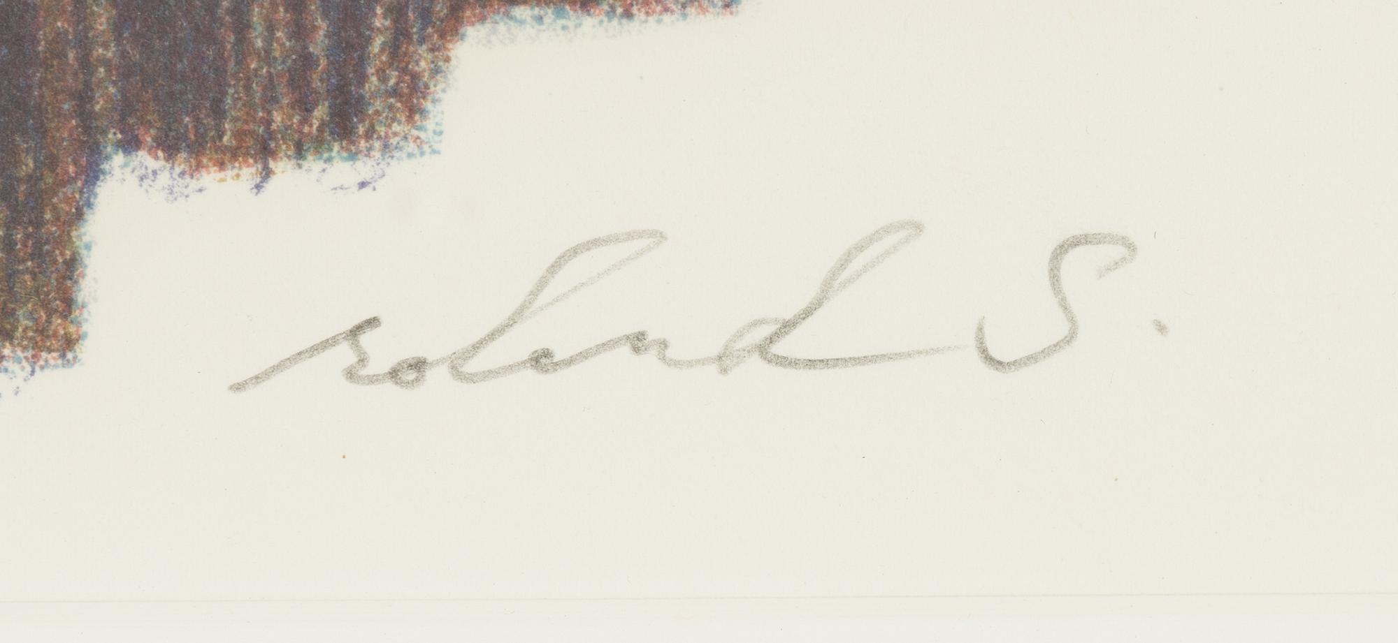 Roland Svensson, färglitografi, signerad och numrerad 330/360.