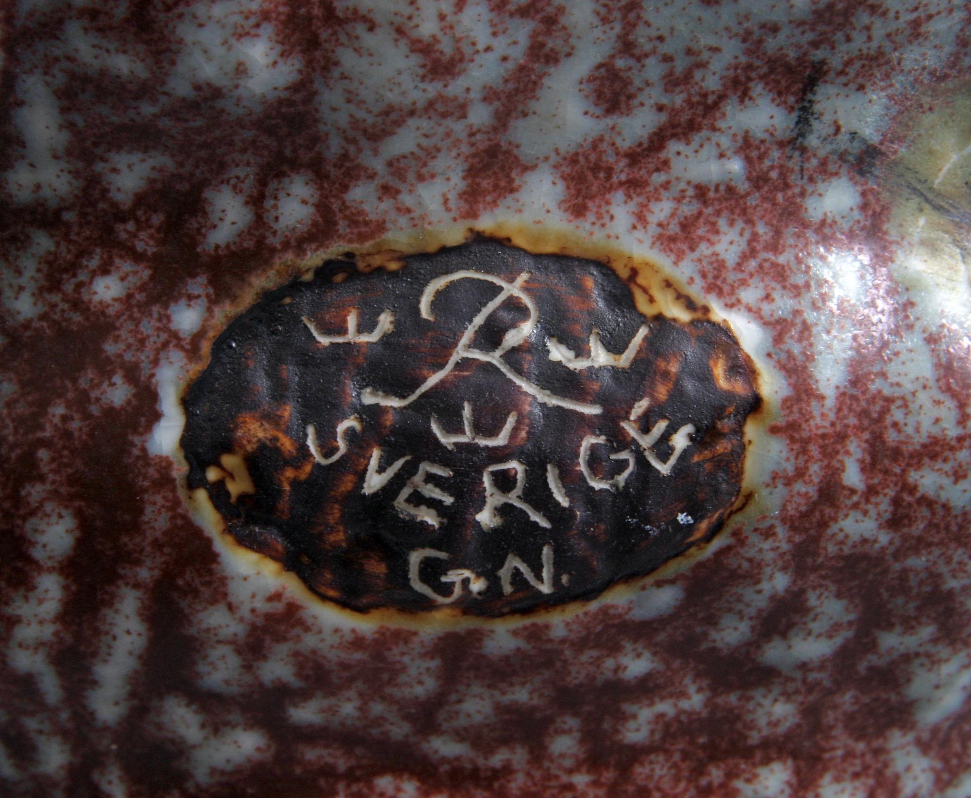 SKULPTUR, stengods, Gunnar Nylund, Rörstrand, sign.