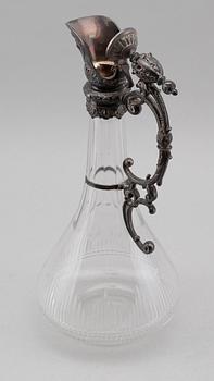 VINKARAFF, glas och metall, omkring år 1900.