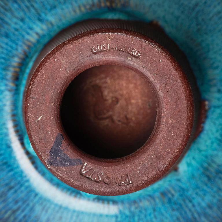 Wilhelm Kåge, skål, "Farsta", stengods, Gustavsbergs Studio 1952.