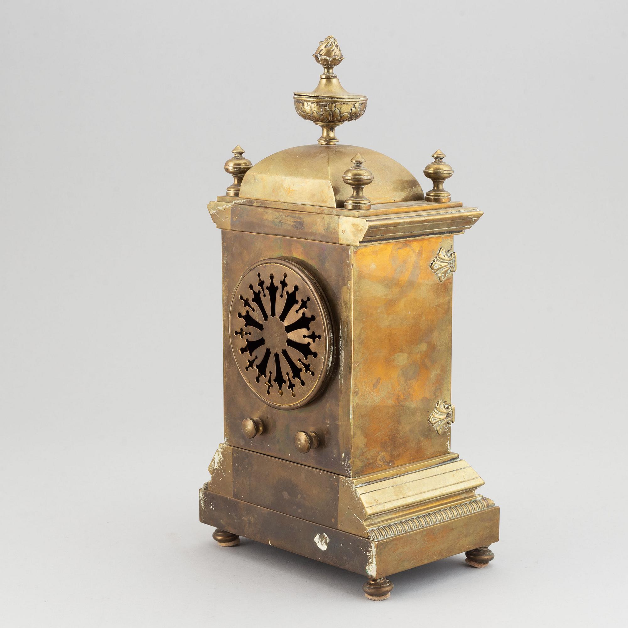 A French table clock signed Victor Paillard, second half of the 19th century.