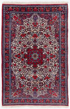 Aso-called "Rosen Bidjar" rug, a. 213 x 138 cm.