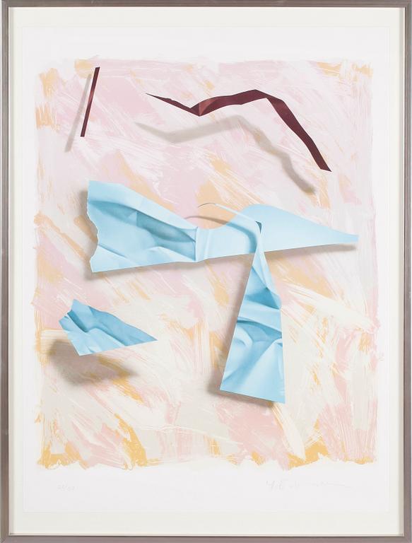 YRJÖ EDELMANN, färglitografi, signerad, numrerad 22/150.