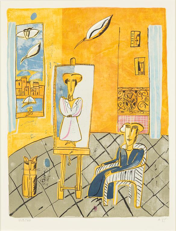 Madeleine Pyk, "I ateljén".