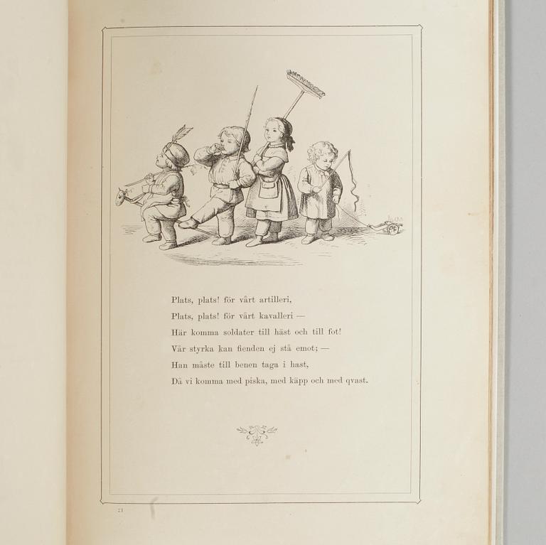 BOK, "För våra barn" August Strindberg och Ludvig Richter, Stockholm 1876.