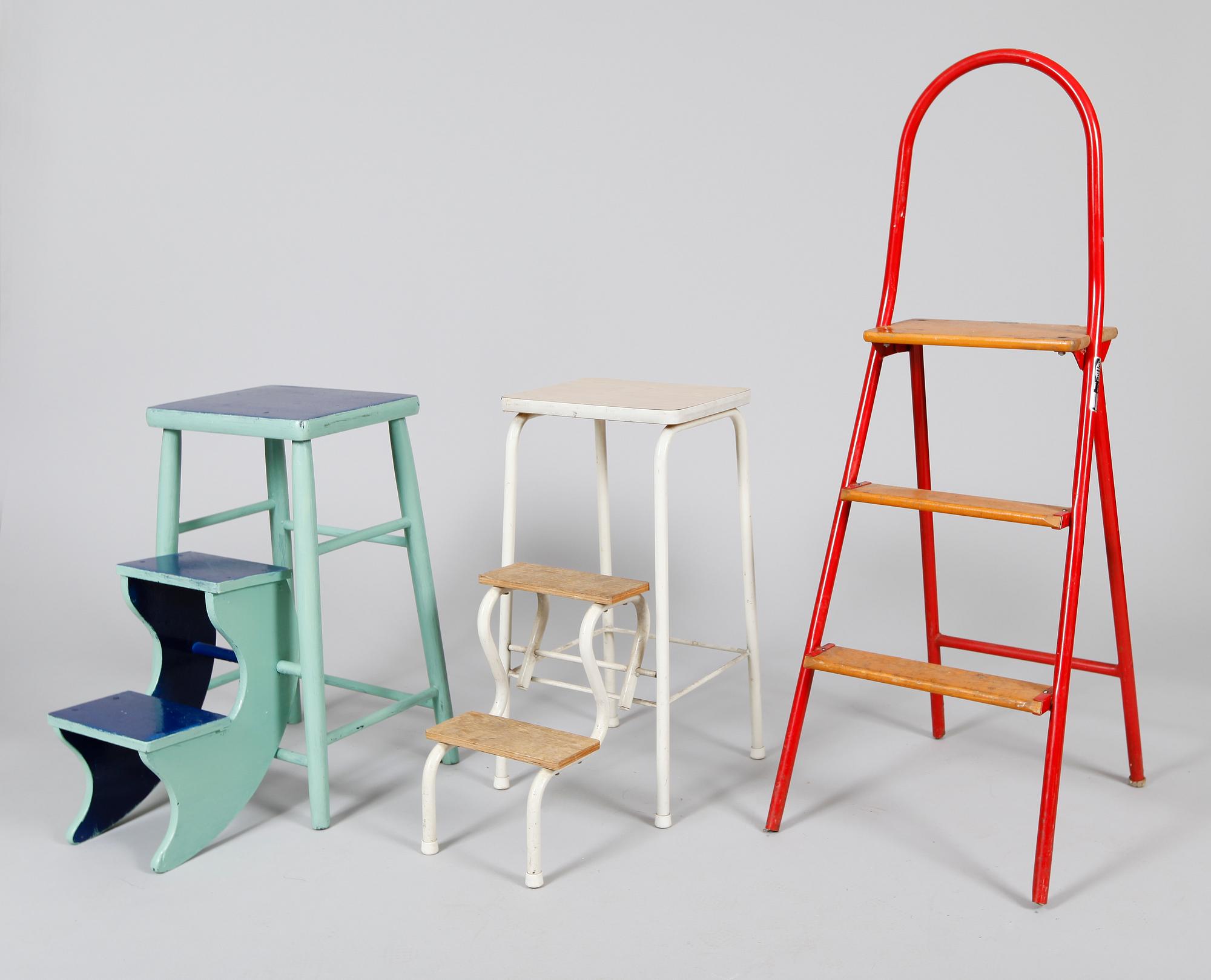 KÖKSSTEGAR, 3 st, 1900-talets mitt.