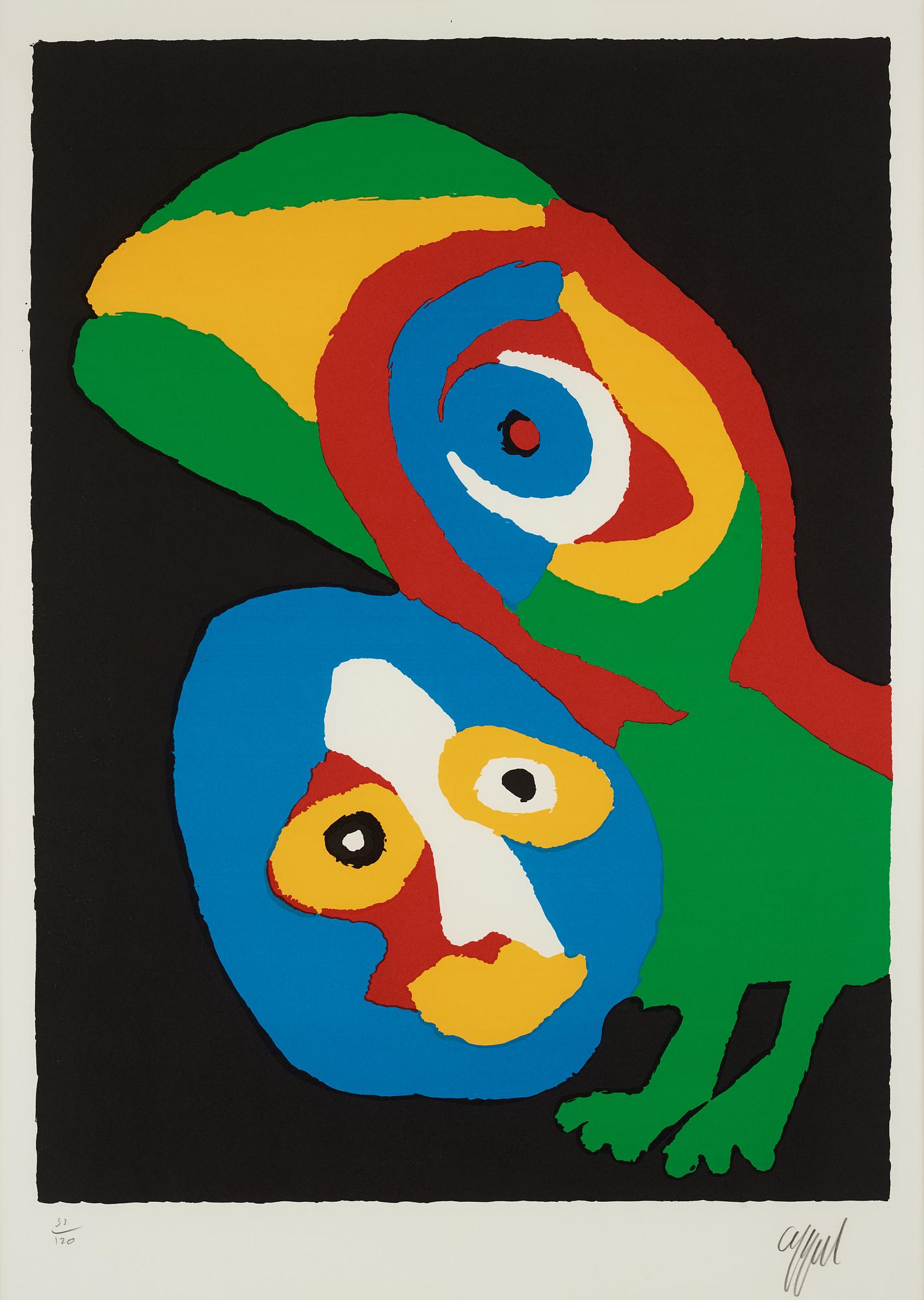 Karel Appel, Utan titel.