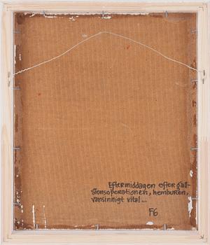 INGEGERD TORHAMN, olja på pannå. Monogramsign.