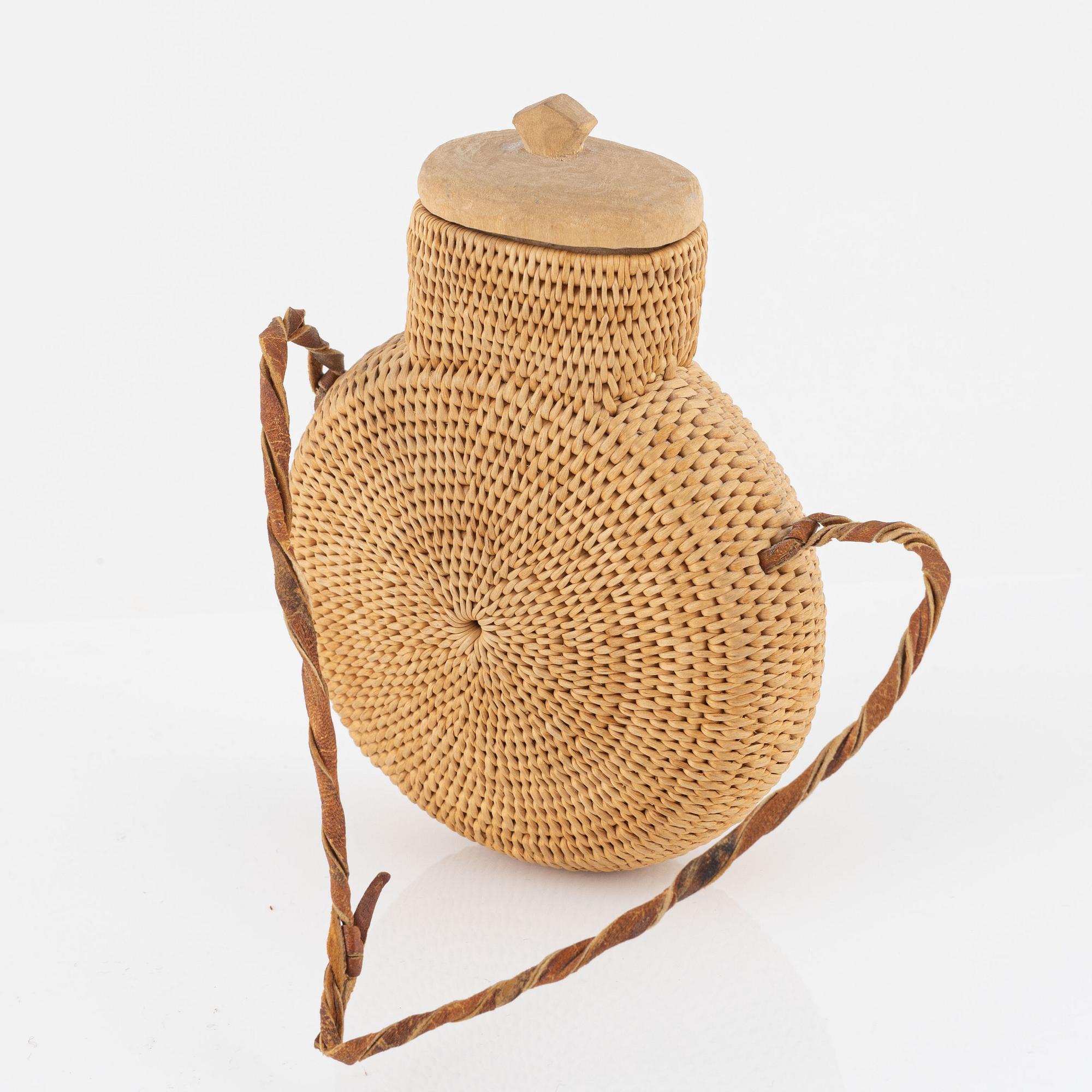 A flask of  birch root. unsigned.