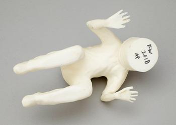 FREDRIK WRETMAN, skulptur, plast, monogramsign o dat 2010.