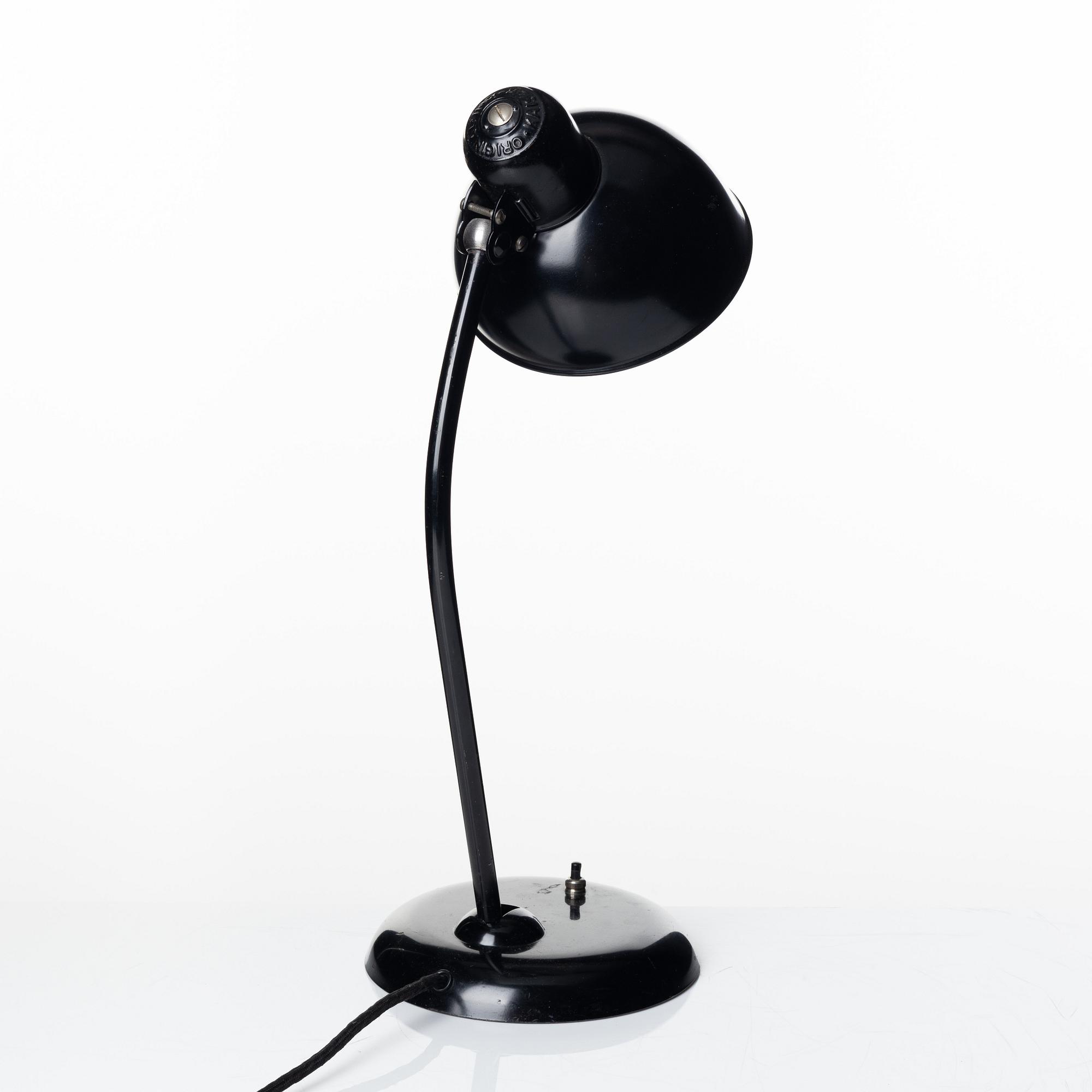 Christian Dell, bordslampa, Kaiser Idell, Tyskland 1930-40-tal.