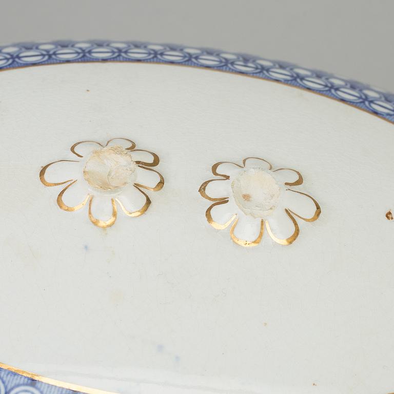 SERVISDELAR, 51 delar, flintgods, "Washington", Rörstrand, 1900-talets början.