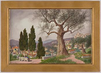 Oskar Bergman, View from Grasse.