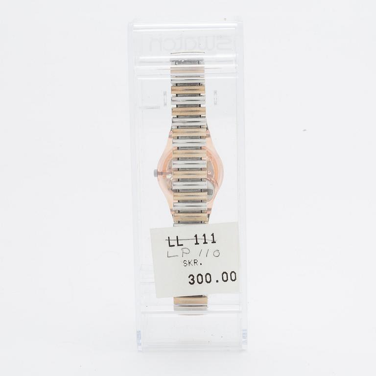 Swatch, Pink Nugget, wristwatch, 25 mm.