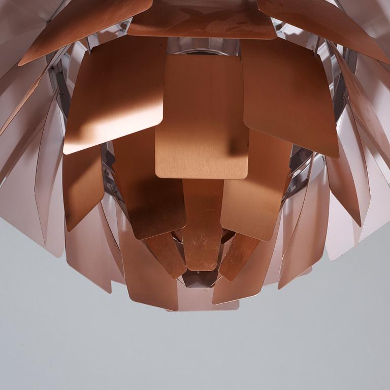 A Poul Henningsen copper 'Artichoke' ceiling lamp, Louis Poulsen, Denmark.