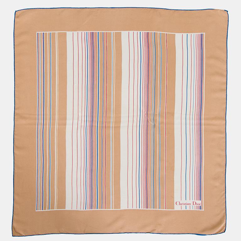 Christian Dior, a silk scarf.