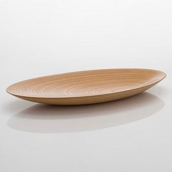 Tapio Wirkkala, A plywood dish signed TW.