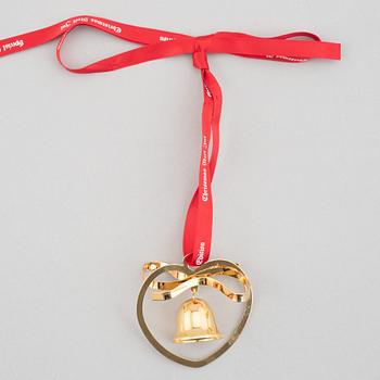 A set of eight Christmas decorations, Georg Jensen, Denmark.