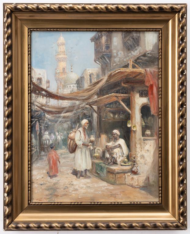 Frans Wilhelm Odelmark, "Bazargata, Kairo".