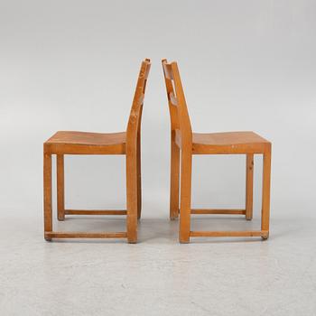 A set of six chairs, mid 20th Century.